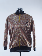Load image into Gallery viewer, Bumper Jacket - Gold Flower
