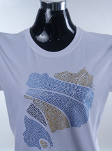 Load image into Gallery viewer, Tee Shirt with Stoned Design
